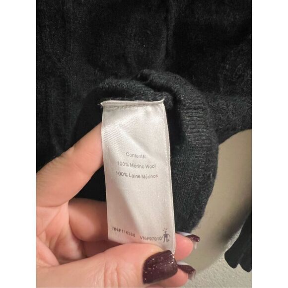 ✨Smartwool 100% Merino Wool Cable Knit Fisherman Knit Ski Gorpcore Sz S Sweater✨ - Picture 10 of 11